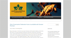 Desktop Screenshot of ohioconservationfederation.com