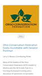 Mobile Screenshot of ohioconservationfederation.com